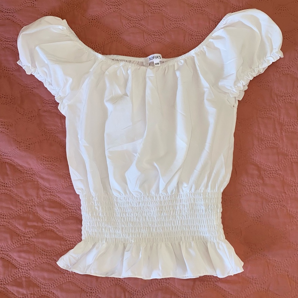 LIKE NEW Peplum Blouse